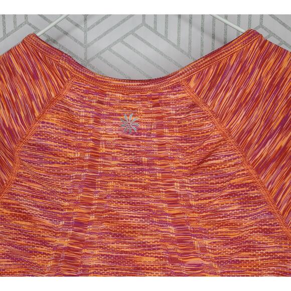Athleta Fastest Track Pop Pink and Orange Top XS - Picture 8 of 10